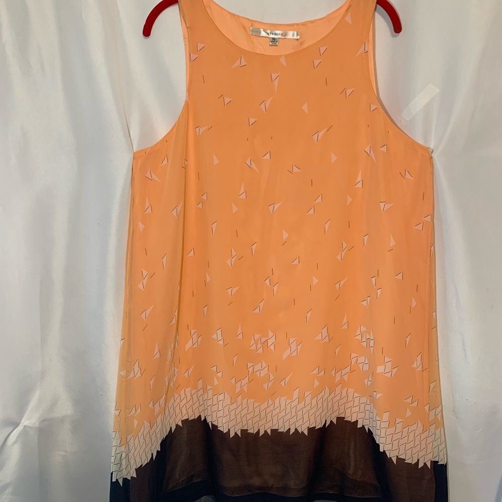 StudioM Peach/Black Dress